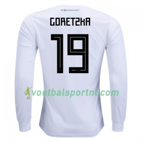 Duitsland Goretzka 19 Thuis Shirt WK voetbal 2018 L/S